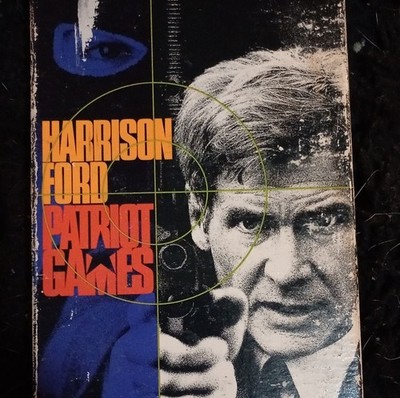 Paramount Pictures Patriot Games VHS Action Thriller Harrison Ford 1992