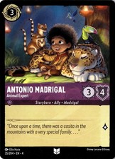 Antonio Madrigal - Animal Expert 35/204 Uncommon Ursula's Return Lorcana NM