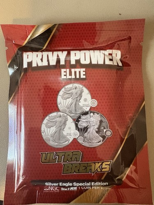#ad Ultra Breaks Power Privy Elite Chase Bag Sealed Only 1000 Packs Made $700.00