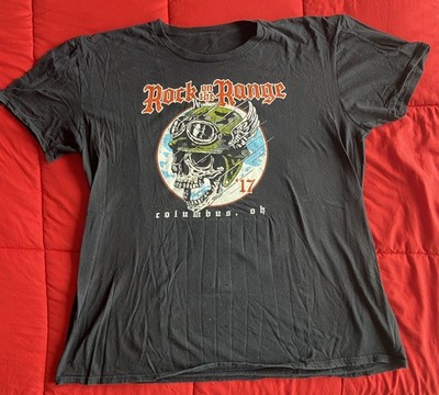 Rock on the Range t shirt Rock band Metallica, Korn, Primus Columbus, OH 2017