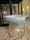Pyrex Bowl***Blue/Tourquois Rooster***#441---1 1/2 Pint USA