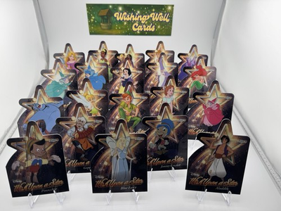 #ad 2025 Topps Disney Wonder Wish Upon A Star Die Cut Complete Your Set $4.99