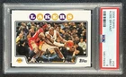 KOBE BRYANT PSA 9 2008-09 TOPPS #24 LEBRON GUARDING KOBE LAKERS 9324