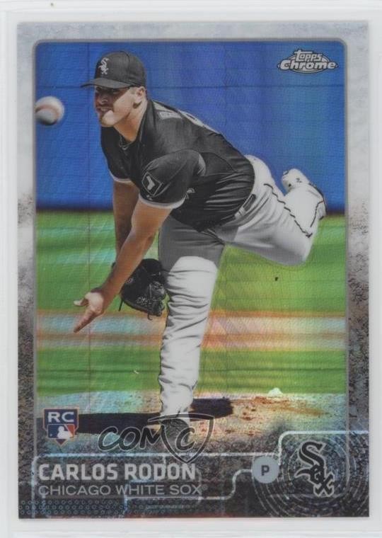 2015 Topps Chrome Prism Refractor Carlos Rodon #90 fo7