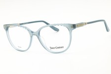 Juicy Couture JU 252 0JOJ 00 Blue Glitter Blue 54mm Eyeglasses New Authentic