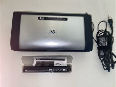 HP OfficeJet H470 Mobile Inkjet Printer SNPRC-0705, Battery, Power Cord,Used Ink
