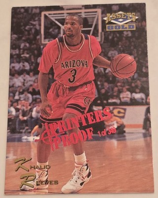 KHALID REEVES 1995 Classic Assets Gold Printers Proof /349 #38 Arizona Wildcats