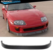 For 93-98 Toyota Supra Hatchback Paisley Style Front Bumper Lip Spoiler Black PU