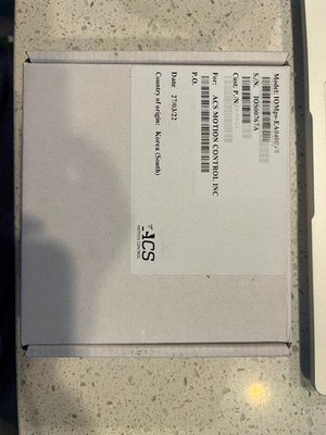 ACS Motion Control 10Mps-EA0400V0 EtherCAT Servo Controller Industrial Automatio