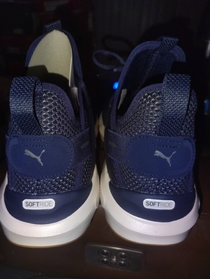 Man's Athleisure Puma SoftRide Enzo 5 Lyfe Sneaker WARM BLUE Sz M 13 +  SOCKS 