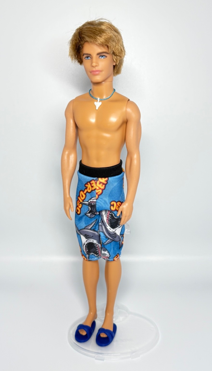 ken 2011 Mattel A Mermaids Tale Ken Doll with Shark tooth Necklace | eBay