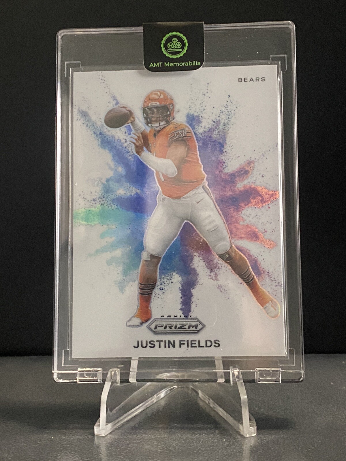 2023 Panini Prizm Football JUSTIN FIELDS CASE HIT Color Blast SSP # CB-2