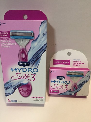 SCHICK HYDRO SILK 3 RASIERER UND REFILL KONVOLUT - Bild 3 von 5
