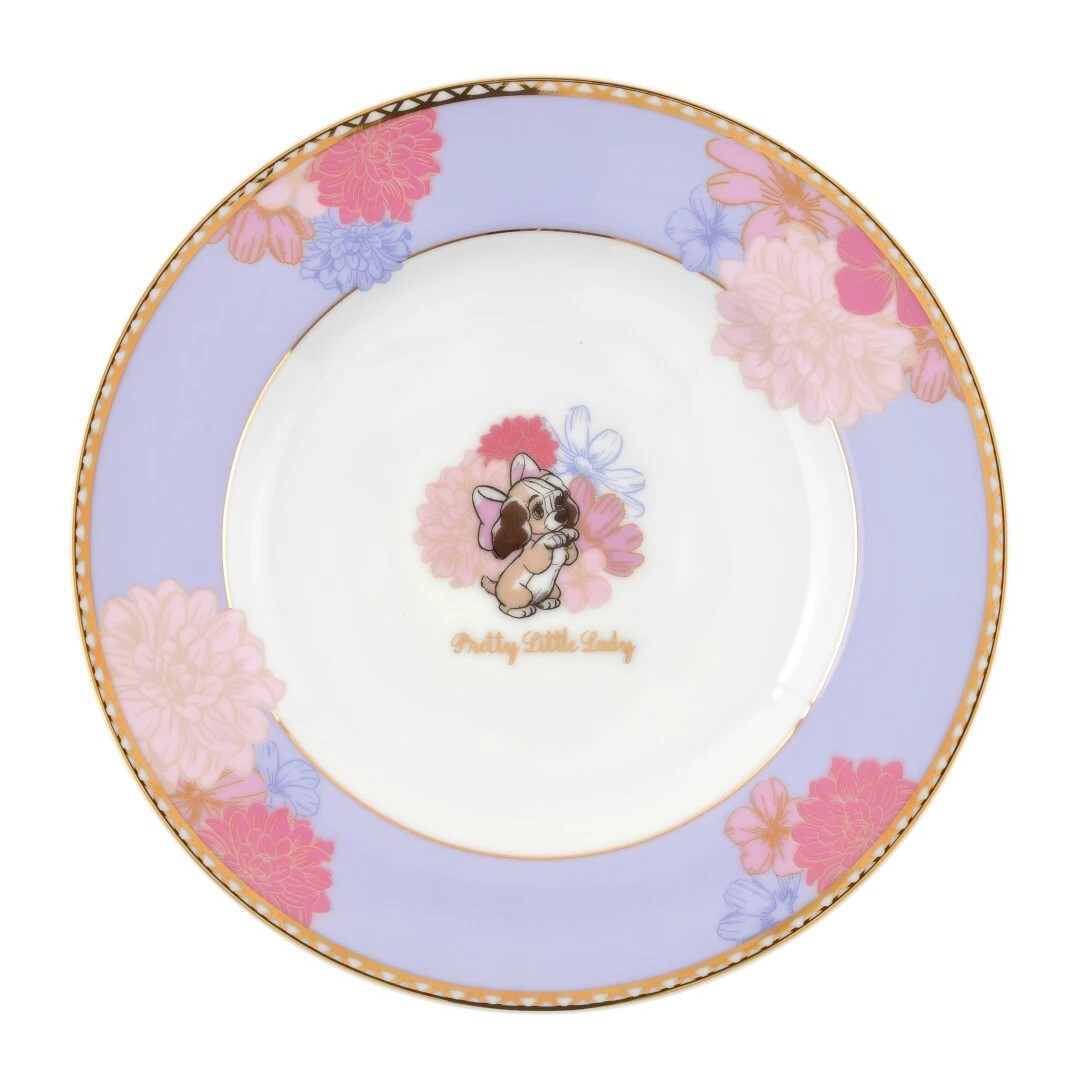 Noritake (ノリタケ) ディズニーストア　Lady プレート２枚セット Disney Lady and the Tramp 2 type plate set Striped Spring