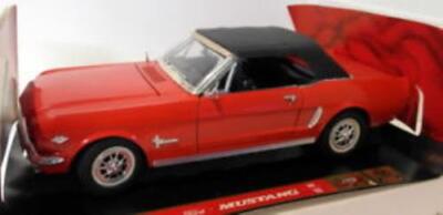 Mira Ford Mustang Cabriolet 1966 Rouge - Miniature 1/18 - Collection ZAMAC