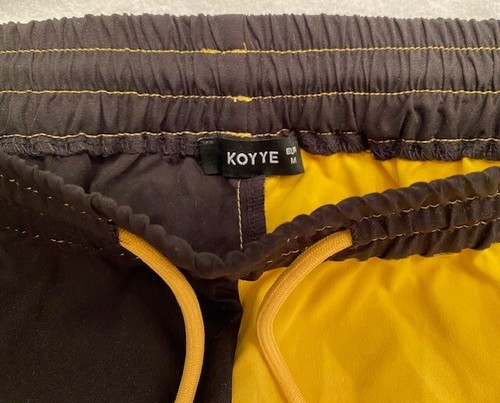 PANTALONI CARGO KOYYE Colori Blocco Stampa Lettera Patchwork - Taglia M - Stile Hong Kong - Foto 5 di 8