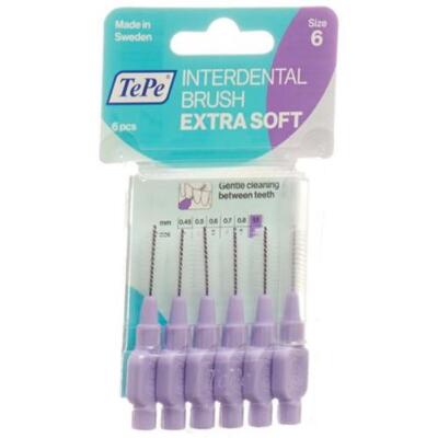 TePe Interdental Brush 1.1mm x-soft purple blister 6 pcs
