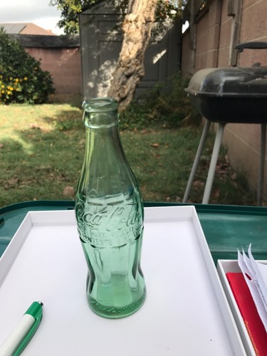 B15-Older COCA-COLA Green color bottle “San Antonio, TX.” SEE PHOTOS