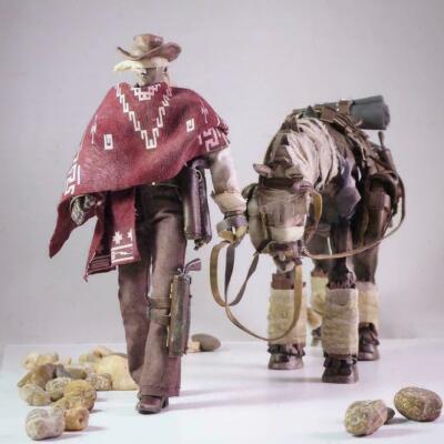 その他 threeA Blind Super Set New In Stock ThreeA 3A BLIND COWBOY & GHOST HORSE SET Hot Toy 1
