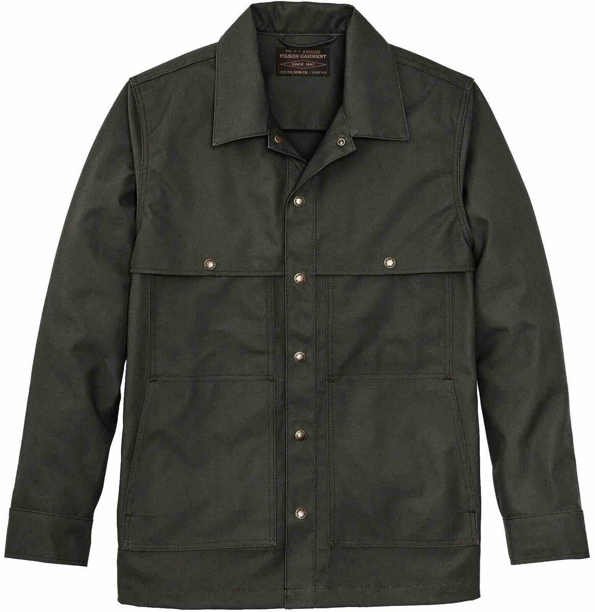 Filson Dry Tin Jac Shirt 20258678 MADE IN USA Otter Green Filson Dry Tin Jac Shirt 20258678 MADE IN USA Otter Green