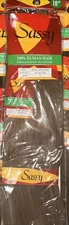 The Sassy Collection Silky Straight 18 Inch Human Hair Extensions #6 Brown #178
