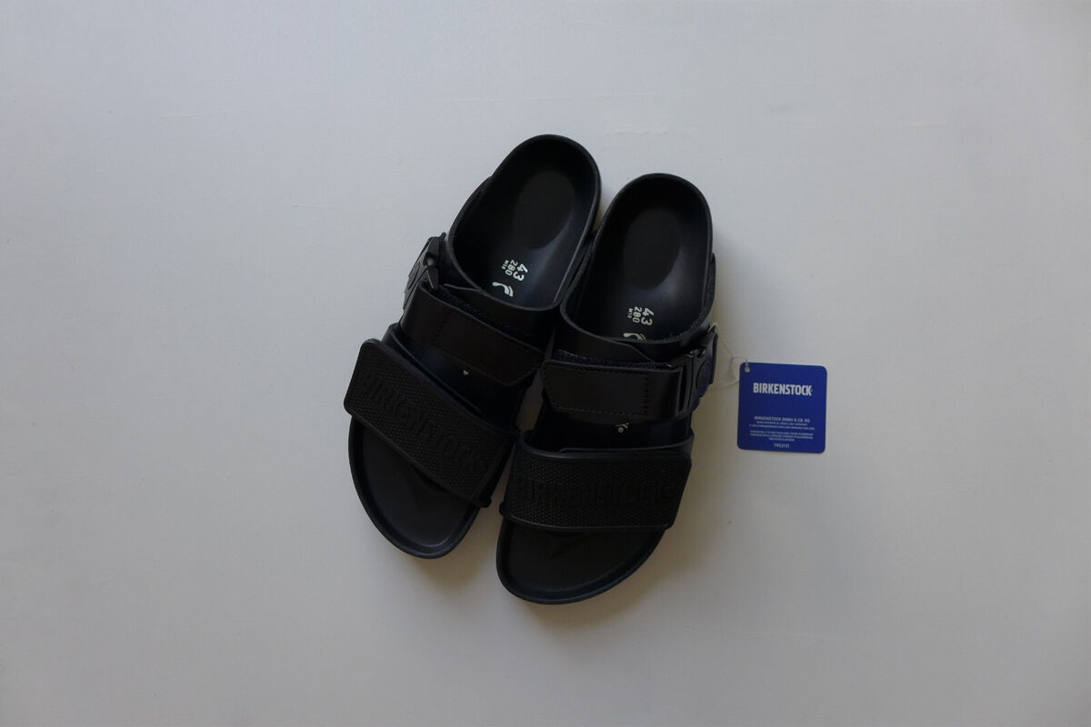 Rick Owens x Birkenstock Black Rotterdam Sandals, sizes 42 Rick Owens x Birkenstock Black Rotterdam Sandals, sizes 42
