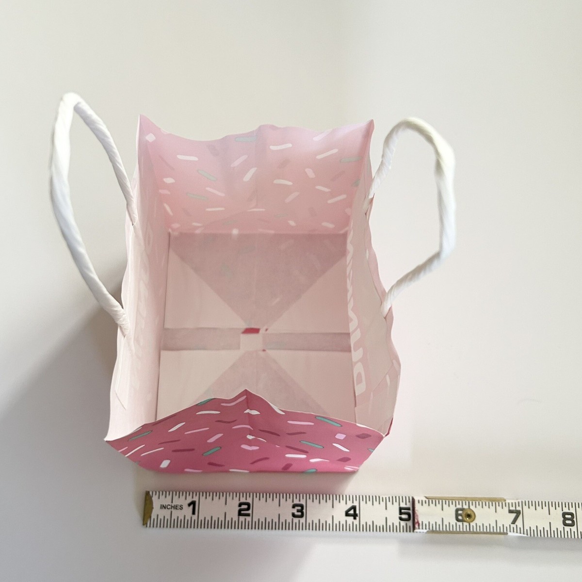 Dunkin Donuts - Mini Paper Shopping Bag (RARE) NEW - NEVER