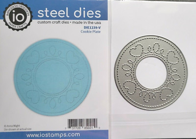 Impression Obsession COOKIE PLATE Metal Craft Cutting DIE DIE1239-V Christmas