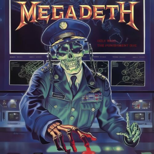 MEGADETH Holy Wars BANNER HUGE 4X4 Ft Fabric Poster Tapestry Flag album art - Picture 2 of 3