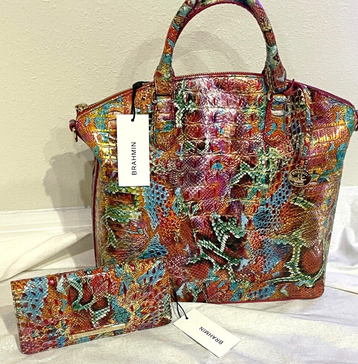 Cartera Brahmin Grande Duxbury y Cartera Ady en Reservoir Melbourne Paquete 2 artículos