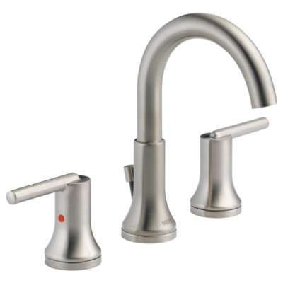 Delta Trinsic Widespread Bathroom Faucet Stainless-Certified Refurbished