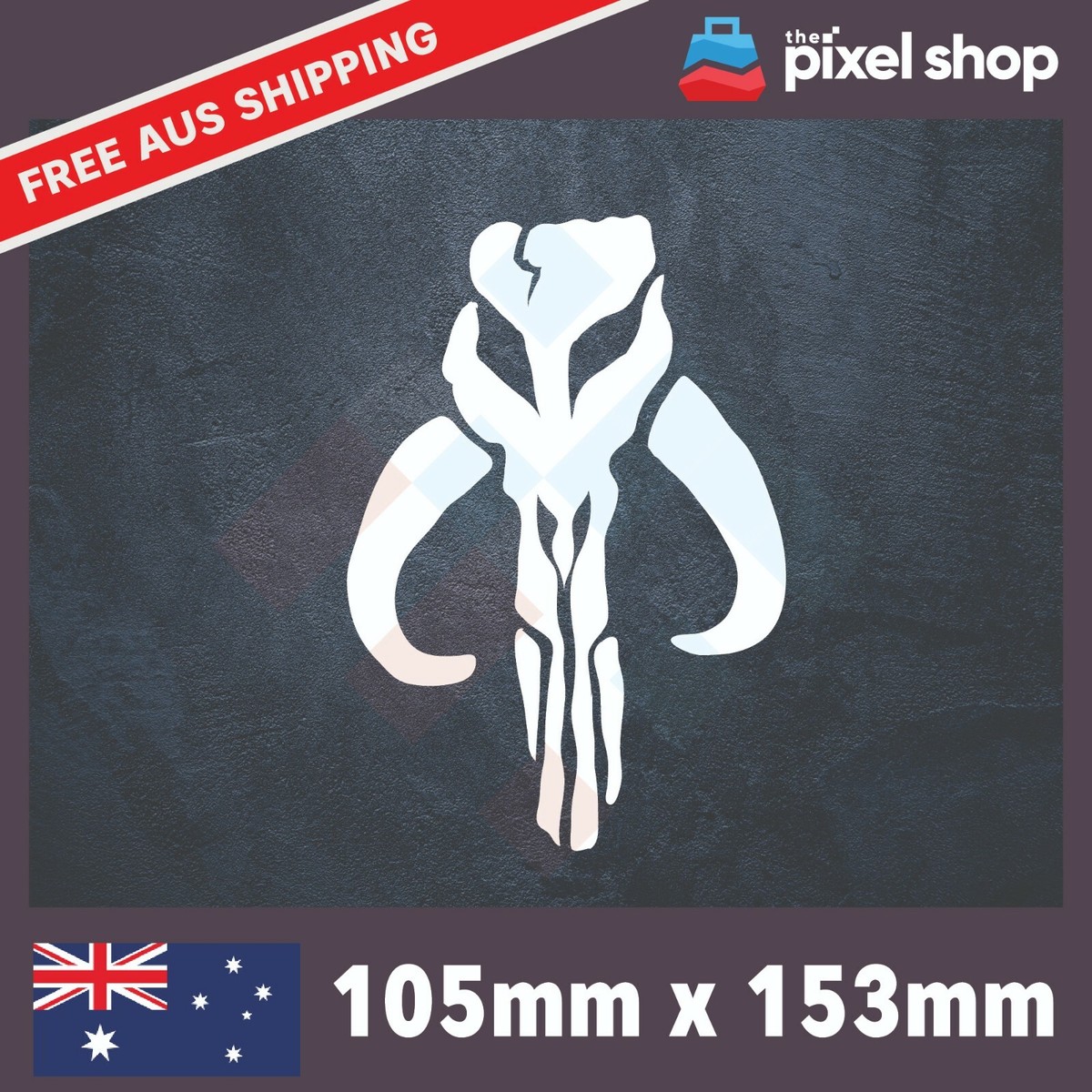 Mythosaur Emblem Vinyl Car Sticker Decal Funny Cute Star Wars the