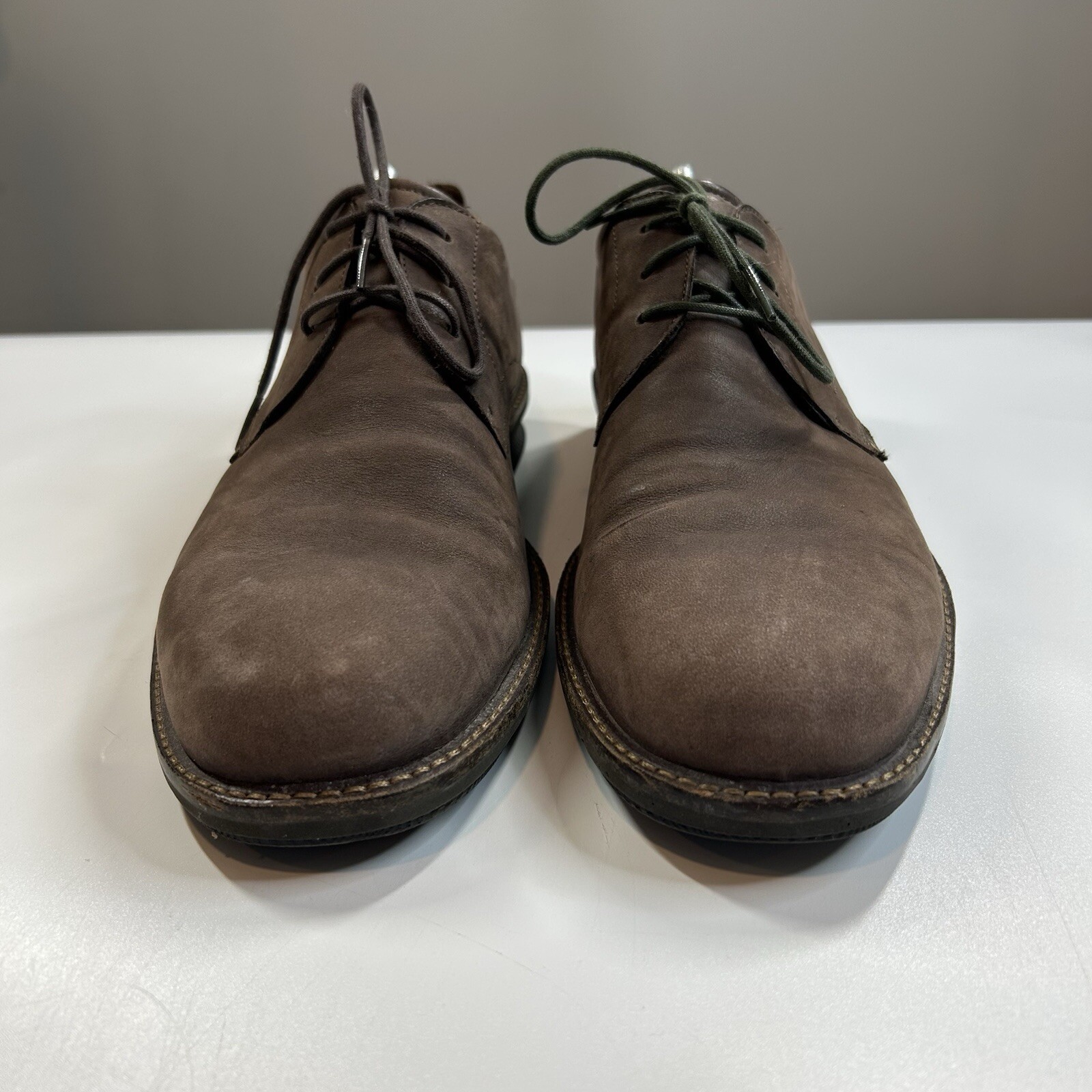 SAOLA Scarpe Ecco Uomo 45 US 11.5 Marrone Pelle Stringate Oxford Abito Vedi Descrizione