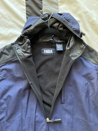 NBA Knicks Vest Mens Medium Polar Fleece Exterior Nylon Interior - Picture 3 of 8