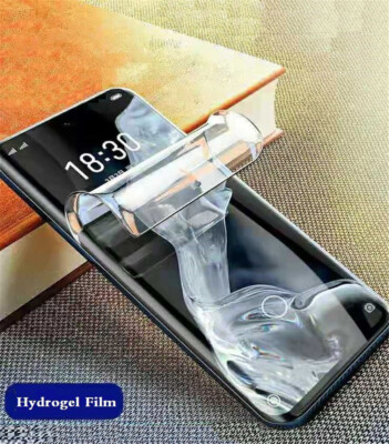 Hydrogel Protective Film Screen Protector Clear Gel Full Cover For