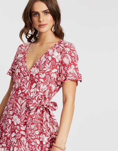 BNWT TIGERLILY LADIES CAMALI WRAP DRESS 