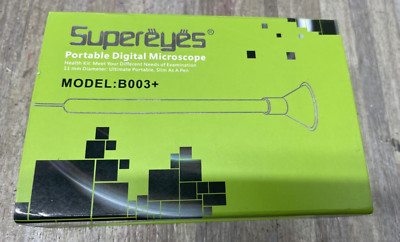 Supereyes B003+ USB Digital Microscope 2MP 0. 1 TO 300X NEW