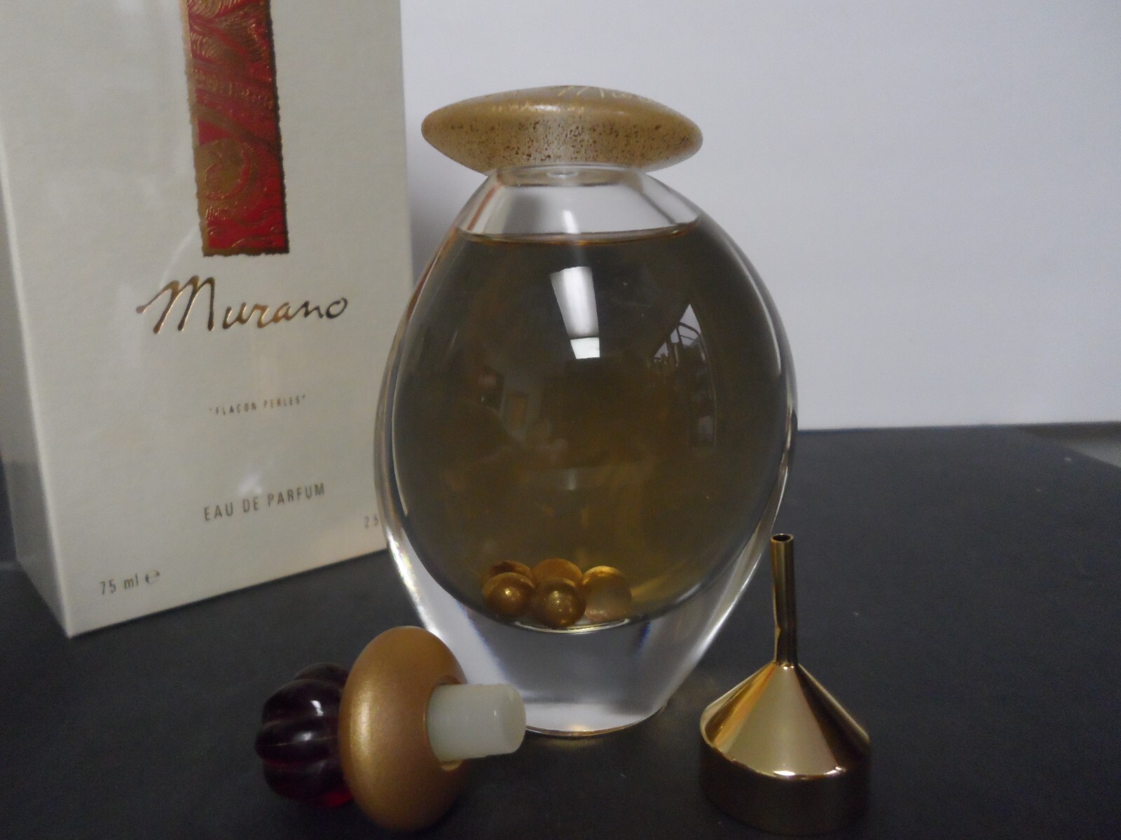 Eau de Murano EDP SPLASH 2.5 OZ / 75 ML New In Sealed Box Flacon Perles