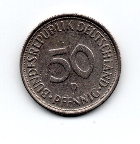 Germany 1975, A woman (Trümmerfrau) planting an oak, 50 pfennig J