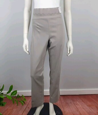 Katies Size 20 Womens Classic Pants Mid Rise Straight Leg Stretch Warm Beige NEW