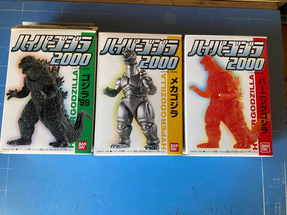 ⑩Bandai,Hyper Godzilla 2000,Godzilla '99, Mecha Godzilla, Burning Godzilla