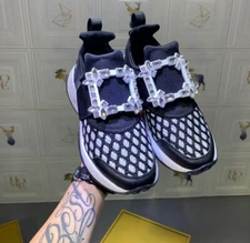 roger viver Women's White Sponge Cake Single Shoes