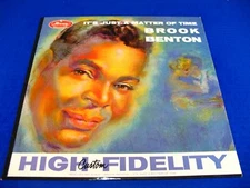 Brook Benton - It's Just A Matter Of Time - 1959 R&B LP Mercury MG 20421 VG+