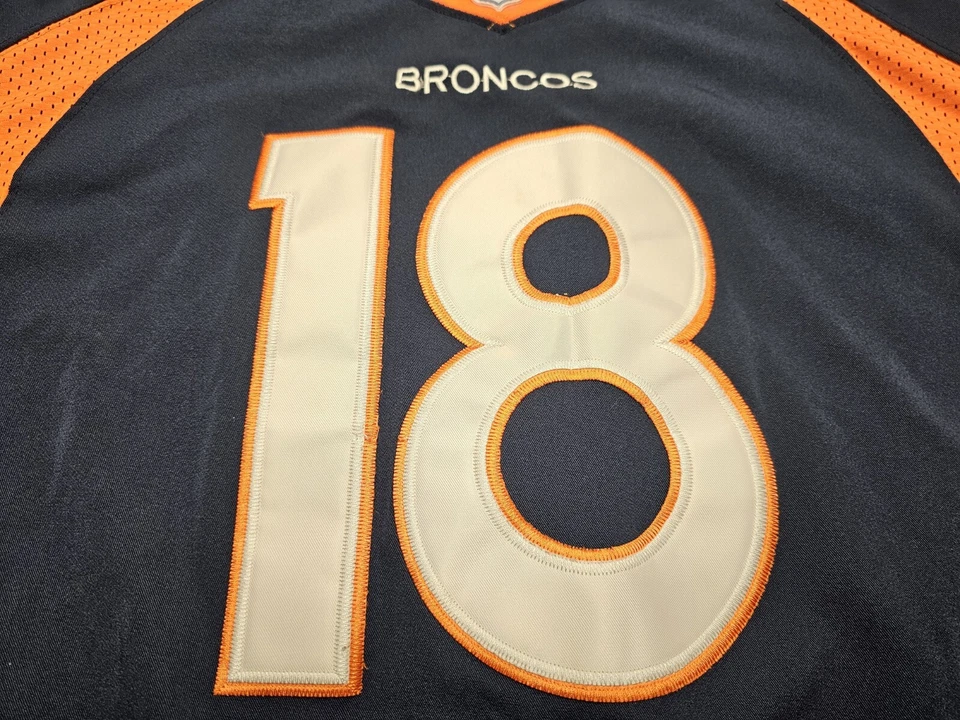 Camiseta deportiva Peyton Manning Denver Broncos NFL #18 talla 52 Nike Foto 3 de 4