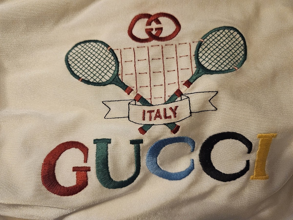 Gucci 2020 White Tennis Bodysuit Swimsuit 38 40 2 4 6 8 Top Shirt