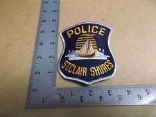 St. Clair Shores Police Patch~Michigan~MI~Brand New~Awesome Sailboat Background~