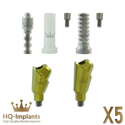 Q5 Angular 45° Multi Unit 1.4mm Screw Prosthetic Mini Kit Int Hex 2.0mm Dental
