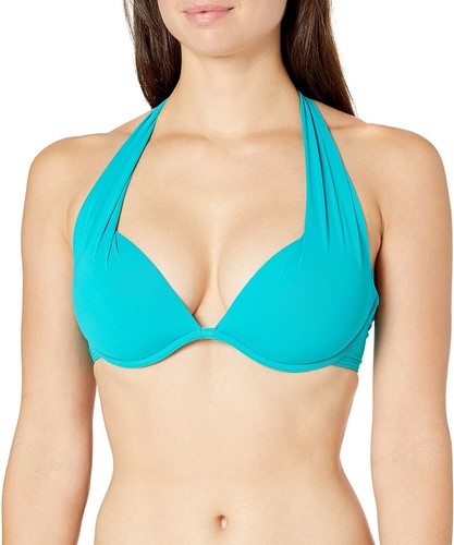 Coco Reef SEA BLUE Contours Cameo Underwire Halter Bikini Top, US 32C, UK 32C - Bild 2 von 7