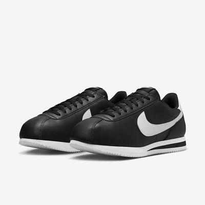 Nike Cortez Classic Leather OG Black White DM4044-001 sz 12 Men's