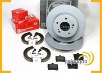 Zimmermann Bremsen Set Ø 278 Mm + BeläGe Hinten FüR Mercedes C-Klasse [W203]